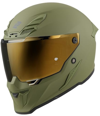 Bogotto Blade Helm, grün matt, S | Beschlaghemmend