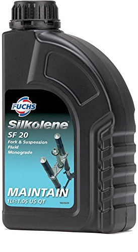 SILKOLENE Gabelöl SF 20 W 1 Liter Synthetisch 1 kg Maschinenöl für Hochgeschwindigkeitslager, Extremdruckanwendungen, Industriegetriebe Korrosion verhindern, Hochleistung