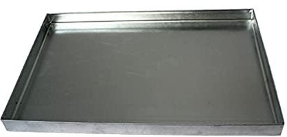 BitWa Aschekasten 50x35 cm für Grillkamin Grill Kamingrill Ofenkasten Grillkasten Kamin Aschkasten Aschewanne 500x350 mm Feuerverzinkt