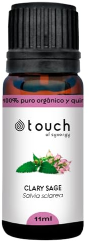 Olio essenziale di Amaro (Salvia sclarea) 100% puro, biologico e chemiotipato (10 ml)...
