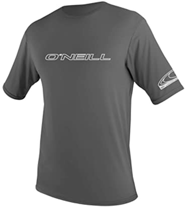 O'Neill Wetsuits herr basic skins kortärmad solskjorta rash vest, grafit, L