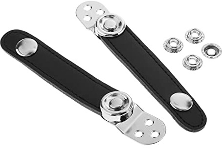 SM SunniMix Balghalter, Balgverschluss für Akkordeon, 7 Cm ~ 8,6 Cm, Schwarzer Balgriemen