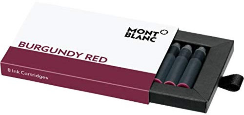 Montblanc Ink Cart, Burgunderrot, 1 Packung = 8 CART PF Marke