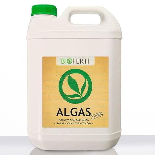 BIOFERTI ALGAS. EXTRACTO DE ALGAS LÍQUIDO. APTO PARA AGRICULTURA ECOLÓGICA (5 Litros)