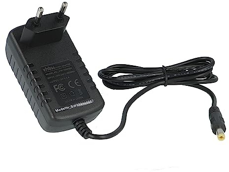 vhbw Netzteil kompatibel mit Grundig DTR 6000 2.1 Lautsprecher | Ersatznetzstecker, 15 V, 2,0 A
