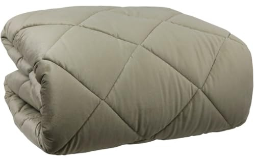 MAXIME MAISON - Winter Tagesdecke 260x260 cm, Warme Winterdecke für Herbst und Winter (350 gr/mq) Steppdecke für Doppelbett, Weiche Mikrofaser, Made in Italy