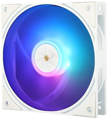 Thermalright TL-P12W-S - Ventola per pc ARGB bianca, 12 cm, specifiche ventola silenziosa, 1500 giri/min