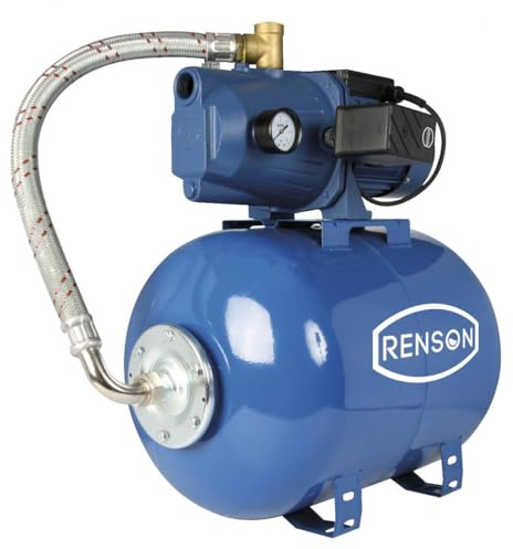 Groupe de surpression 50L, FABRICATION FRANCAISE, 900W, 230V, Débit max 50L/min, Pression max 10 bar, livré avec manomètre et pressostat RENSON
