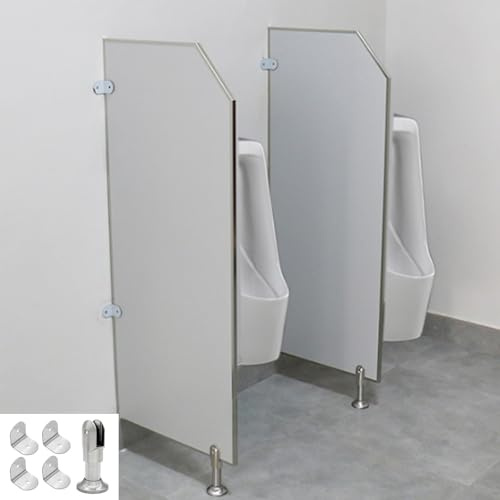 Mamparas sanitarias para urinarios de pie mampara de baño Tabique Separador De Urinario Para Paredes Partición De Inodoro Con Pantalla De Orinal Apto para escuelas y centros comerciales. ( Size : 3PCS