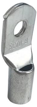 EKFBQBGW 10PCS 70mm2 Crimp Terminal Wire Welding Cable Connector Kit Bolt Hole Tinned Cable Lugs SC70-6 SC70-8 SC70-10 SC70-12 (SC70-8,50PCS)