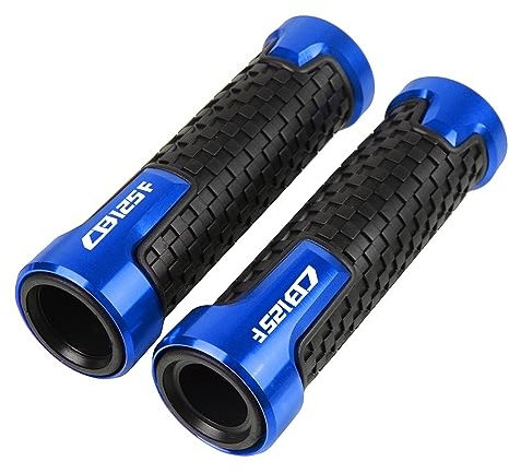 NIAGEUCVC Motorrad 7/8 22mm Lenkergriffe 7/8 22mm CNC Motorrad Zubehör Griff Bar Griffe Lenker Handgriffe Für H&ONDA CB125F CB 125F 2016 2017 2018 2019 2020 2021(62)