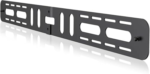 notiela Heavy-Duty Soundbar Wall Mount for Sonos Playbar Wall Mount Bracket for Saving Space - Metal Durable Mounting Bracket for Sonos Playbar Mount Above or Under TV Easy to Install