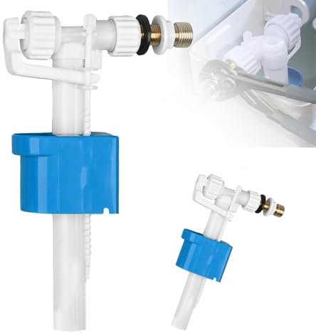 Yunlaishaocer valve de remplissage pour évier et WC, G3/8 et G1/2, valve latérale universelle, réglable, économie d'eau, pièces de rechange