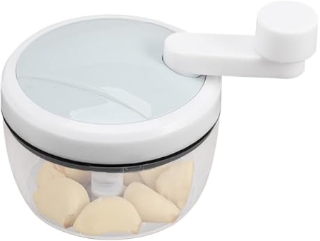 Hachoir à Manivelle – Hacher à l'ail et aux légumes compacts, outil manuel pour la nourriture, hachoir pour usage domestique | Mini robot de cuisine pour l'ail et l'oignon, hachoir à viande portable