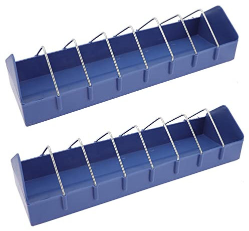GALPADA 2stücke Pigeon Feeding Trough Futterstation Für Tauben Sicherheits Gesundheitsbewusste Futterbox Für Kleine Vögel Wie Wellensittiche Papageien Und Mehr Aus Hochwertigem Pp-Material