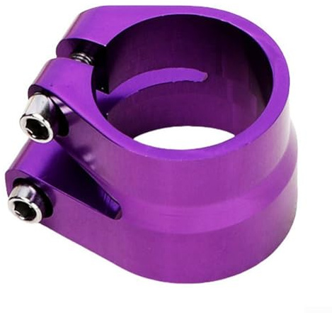 Anti Fahrrad Sattelklemme mit Schnellspanner für Klapp- und Mountainbikes (lila)