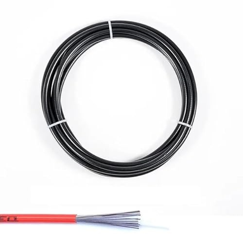 Bremszug Fahrrad Fahrrad Bremse Kabel Gehäuse Schalthebel Umwerfer Rohr 4mm/5mm MTB Rennrad Linie(Shift Black)
