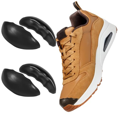 Lot de 2 paires de semelles intérieures pour chaussures trop grandes - Inserts en mousse souple - Pour chaussures lâches - Réducteur de taille - Soulagement des douleurs aux pieds
