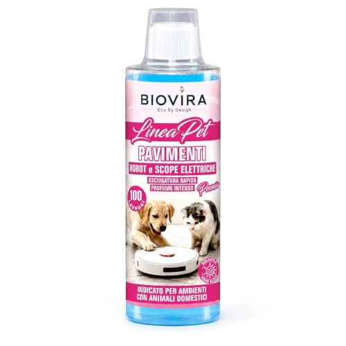 BIOVIRA Home Pet Detergente Robot Lavapavimenti 500 ml Peonia Odor Block