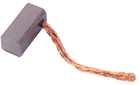 100 Piezas de Escobillas de Carbono Piezas de Repuesto para el Motor del Ventilador Electrónico del Coche J435A, 6x6x12,5 mm