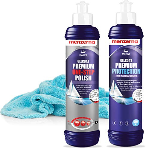 detailmate - Menzerna Premium Gelcoat Boots Politur Set Polish (One Step Polish + Protect Set)