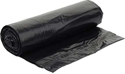 250 Müllsäcke Abfallsäcke 150l schwarz LDPE T65 500+300x1100mm 10x25 auf Rolle