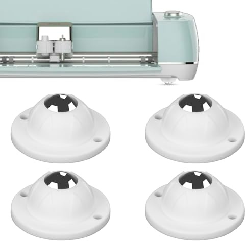 4st Mini Lenkrollen für Cricut Maker/Explore Air, Selbstklebend Selbstklebende Lenkrollen 360°Drehung Kugellager Rollen Universell Transferlager für Silhouette Cameo 4/Portrait 3
