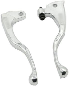 Motorrad Kupplungsbremshebel,Universal Motorrad Aluminium Griff Bremshebel Passend für Yamaha TT225 XT225 XT250 TT350 XT350 TT600 XT600 TTR250 TT XT TTR 225 250 350 600 Zubehör Für Motorräder