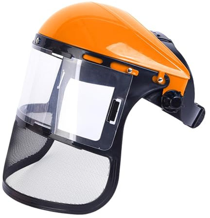 Safety Face Shield, Mesh Face Shield, Strimming Face Shield, Dust Face Covers For Construction Work, Chainsaw Helmet Strimmer Face Guard Face Protection Shield Forestry Hat For Gardening Logging Lawn