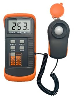 Colorimètre, Luxmètre numérique 1330B, testeur de niveau de lumière numérique portable, détecteur d'éclairement de pointe photo LCD FC 200 K Lux Foot Candle FC,analyseur de couleurs portable