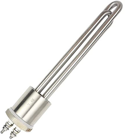 DHVIJA Heater 12v/24v/36v/48v Immersion Tubular Water Heating Element Heater DN25 Thread Solar Water Heater Resistance joyous(Heater Thread,48v 1500w BSP)