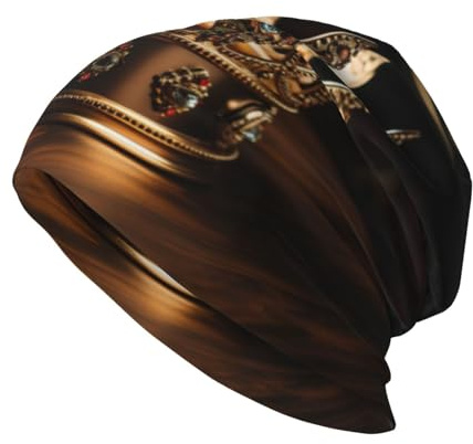 Mystic Vow Bonnet élégant pour homme et femme – Bonnet en tricot doux en soie de lait pour toutes les saisons