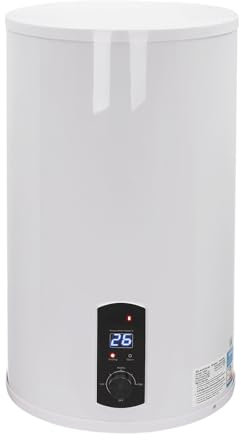 Calentador de agua eléctrico de 2000 W, con ducha de mano y grifo, IPX4, resistente al agua, regulación de temperatura 77-167 °F, depósito de agua caliente eléctrico, fijación a la pared, calentador