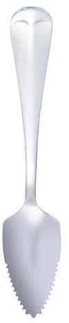 Grapefruit Löffel aus Edelstahl, geklemmt, Zitruslöffel, Set, elegant, Silberware, Küchenwerkzeug für einfaches Scooping, perfektes Utensil für Grapefruit, Kiwi, Dessert und andere Früchte