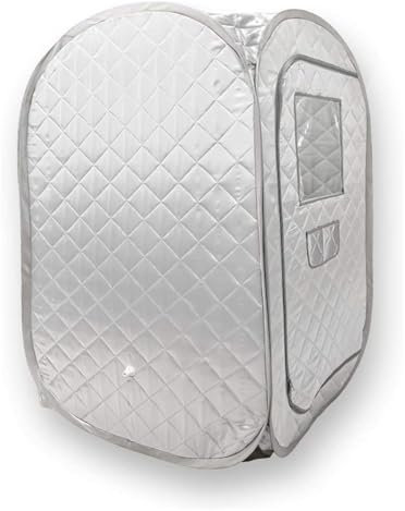 MINING Sauna Box, Portable Sauna Tent, Foldable One Person Full Body Spa For Detox Therapy Without Sauna Steamer for Home Comfort(Dark gray-No steamer)