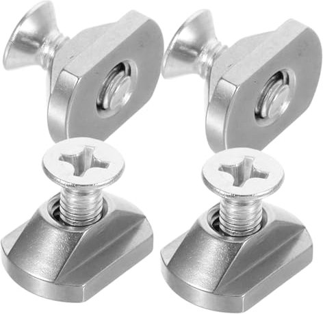 GALPADA Kit de Tornillos de Acero Inoxidable M8 para Deportes Acuáticos con Tuercas en T y Arandelas Metálicas Anti Corrosión y Reducción de Vibraciones para Estabilizador de Barco