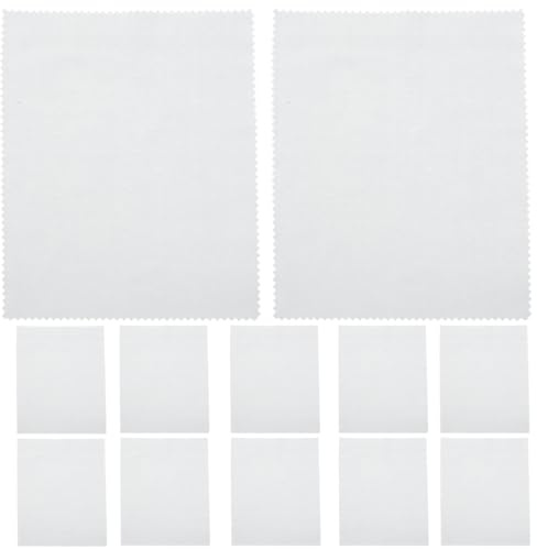 minkissy 50 paños de microfibra para limpiar joyas de plata y oro, reutilizables, fáciles y eliminan el polvo, para viajes en la mochila