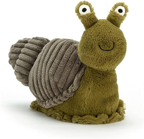 JULAN 27 cm Schnecken-Plüschtier, flauschige Schnecke, Stofftiere, niedliche schottische Schnecke, Plüschpuppen, Plüschfigur, weiches Kuscheltier für Heimdekoration, Weihnachten, Geburtstagsgeschenk