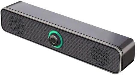 Générique Enceintes pour PC Portable | Enceintes PC Portable - Barre De Son Stéréo avec Basses Profondes Alimentée par USB