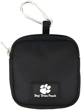Dog Training Treat Pouch, Compact and Lightweight Treat Pouch for Dog Training with Magnetic Closure, Large Pocket Design Dog Treat Pouch for Walking, Running, or Hiking with Pets, Easy to Attach Clip