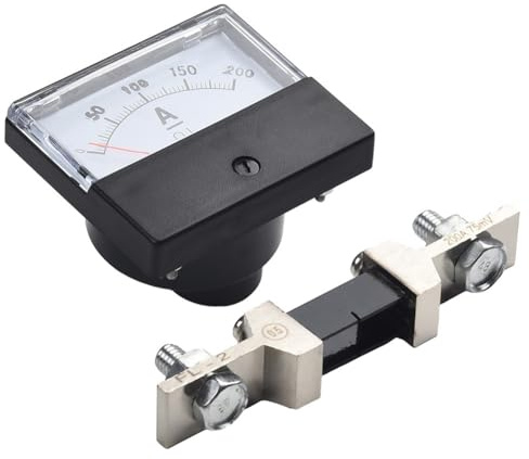Amperometro analogico DH-670 DC 0-200A 75mV con shunt, amperometro da pannello per misurazione e ispezione di test industriali