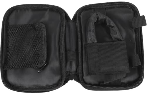 ADOCARN Leichte Diabetikerbeutel aus Blutzuckermessgerät Diabetes für Stoff Versorgungstasche Praktischer Schwarz und Medizin für Handtasche und Unterwegs