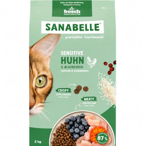 Sanabelle Sensitive | Fjäderfä | Torrfoder för näringsrikt känsliga vuxna katter 2500 g
