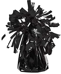 Cf. 4 Pesetti per Palloncini Elio, Colore Nero, 130 g