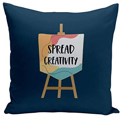 Fabulous Kissen mit Kissenbezug 40x40 cm Spread Creativity Malerei Zeichentasche