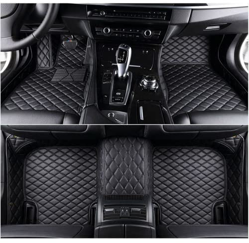 NYMCAR Nach Maß Auto FußMatten für BMW 3er E90 E91 E92 E93 F30 F31 F34 G20 G80 G21 G81 (Bj. 2004-2022) (Schwarz)