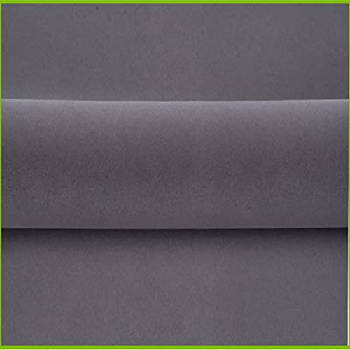 TAAL Selbstklebend Samtstoff Beflockter Stoff 100cmx148cm Für Schubladeneinlagen Schmuckkästchen-Filzeinlage Solide Farbe Filz-Tapete DIY Filzstoff Nähen Kunsthandwerk(Color:7 Dark Gray)