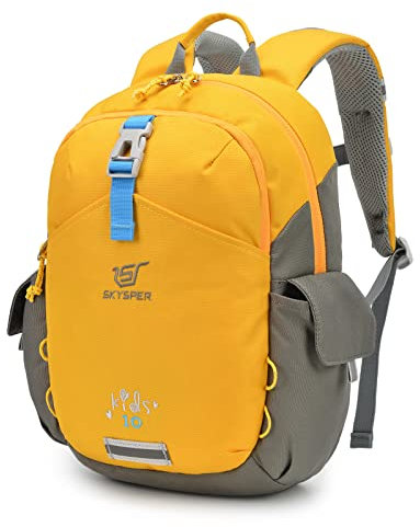 SKYSPER Kinderrucksack 10L Rucksack Jungen & Mädchen für 3-8 Jährige, komfortabler Wanderrucksack Kinder