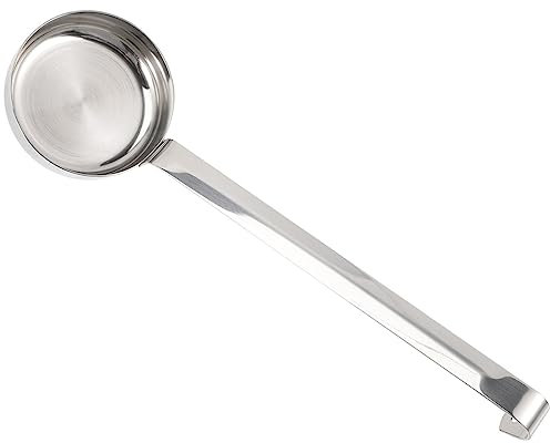 ABOOFAN Stainless Steel Portion Control Ladle Spoon Portion Serving Spoon Measuring Scoop for Pizza Sauce Serving Spoons Portion Ladle