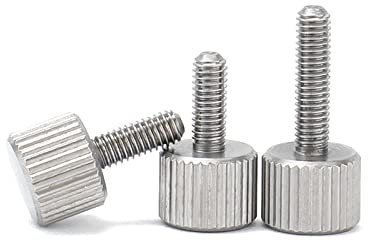 Handdrehschraube, Rändelmuttern 2/5 Stück M2 M2,5 M3 M4 M5 M6 Rändelschrauben aus Edelstahl 304, einfacher Rändelkopf, manuelle Einstellschrauben, M4 (Farbe: M3, Größe: 5 mm (5 Stück))(M2.5,30mm (2pcs